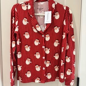 In my Jammers pajama top XS